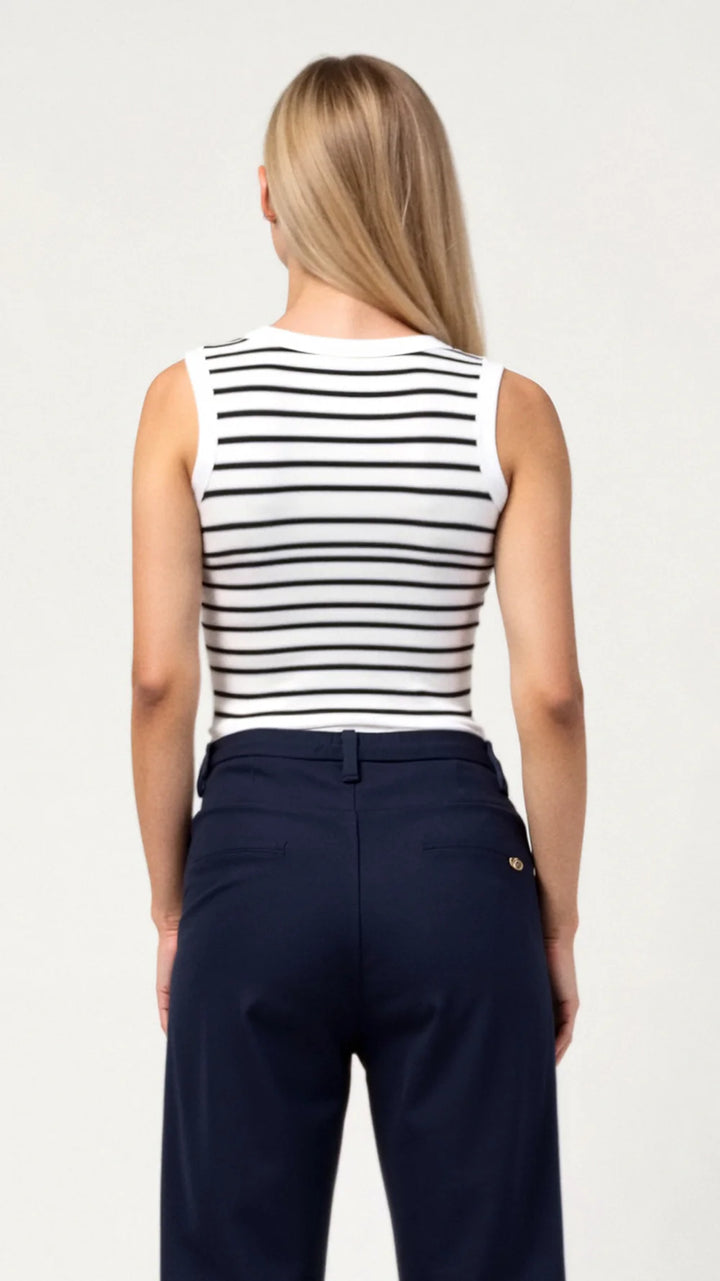 Women’s Trendy Striped Cropped Tank Top