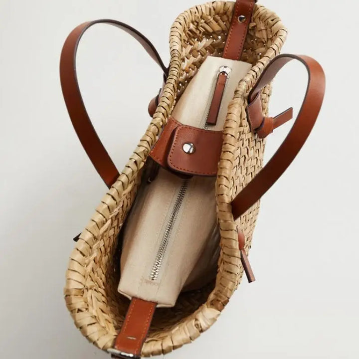 Women's Straw Tote Bag