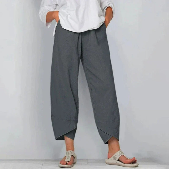 Valesse | Women's Cotton Wide Leg Casual Pants