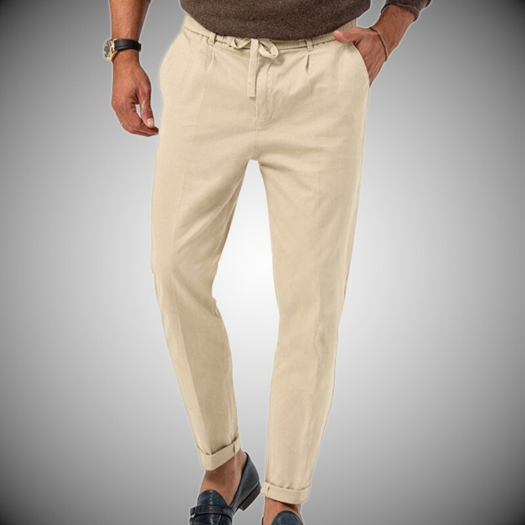 Men's linen trousers