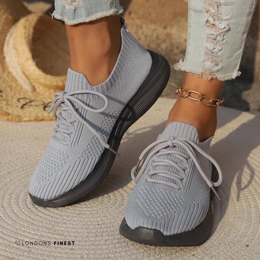Orthopaedic cushioned comfort sneakers for women | Kerry -2
