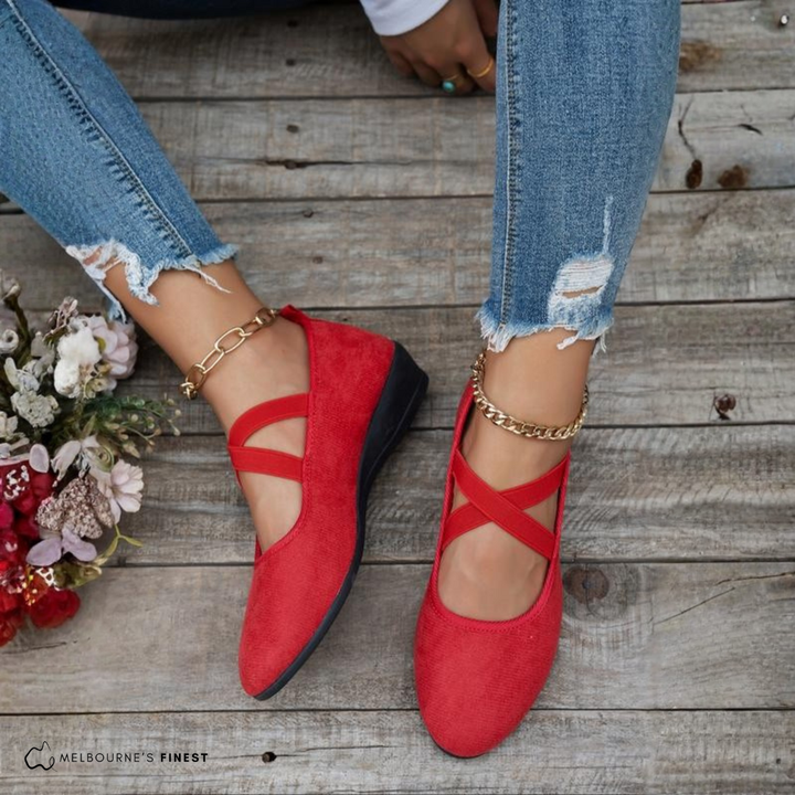 Neriva | Women's Strappy Wedge Comfort Shoes