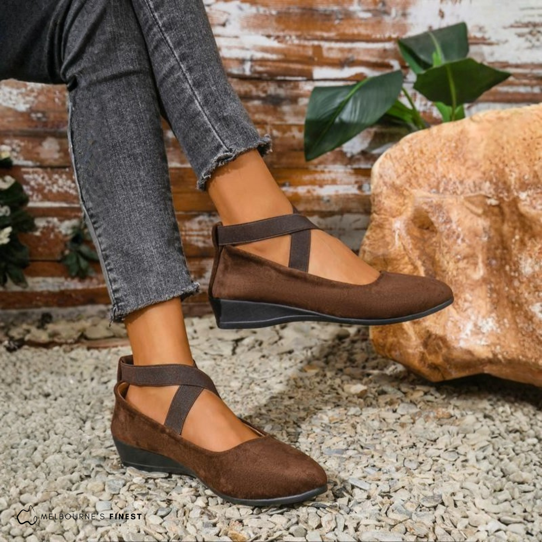 Neriva | Women's Strappy Wedge Comfort Shoes