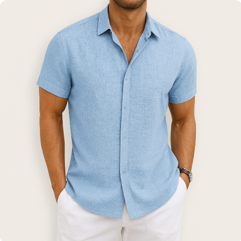 Men's Short Sleeve Shirt For Summer