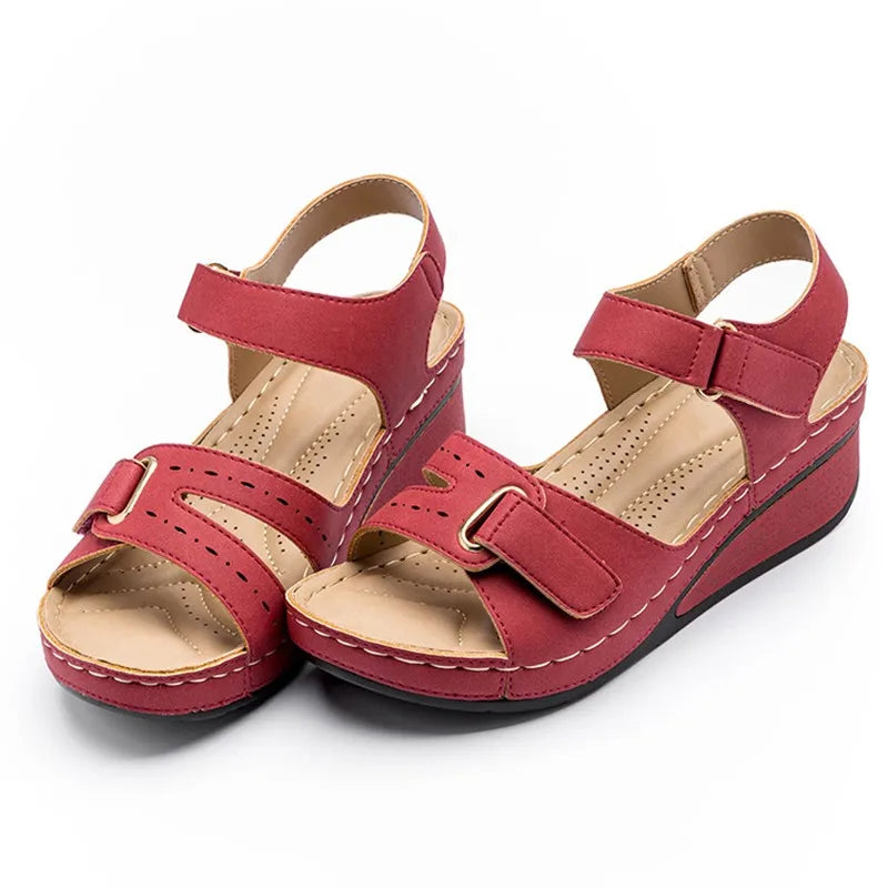 Open toe supporting sandals for women