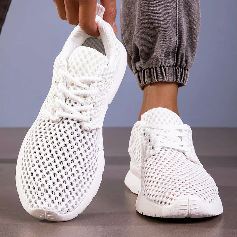 Norava | Men's Mesh Lace Up Sneakers with Flexible Sole