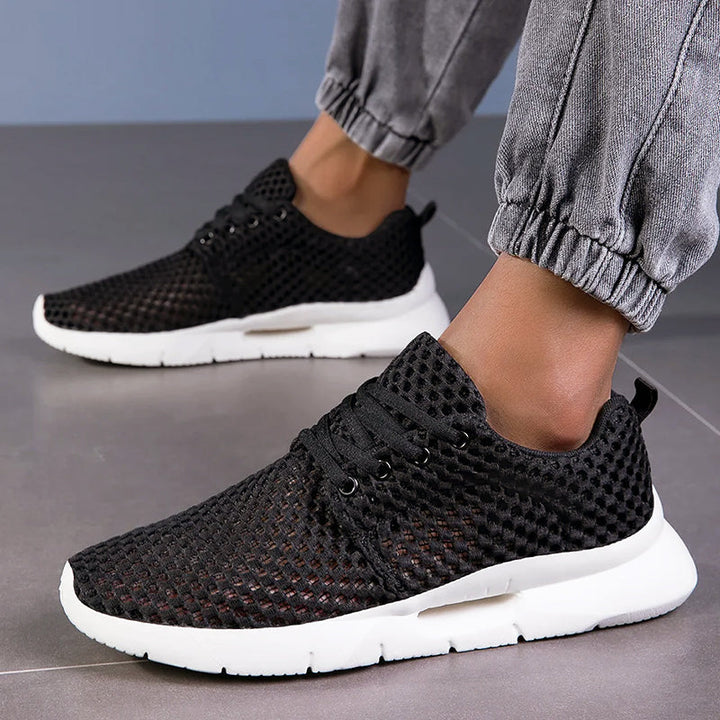 Norava | Men's Mesh Lace Up Sneakers with Flexible Sole