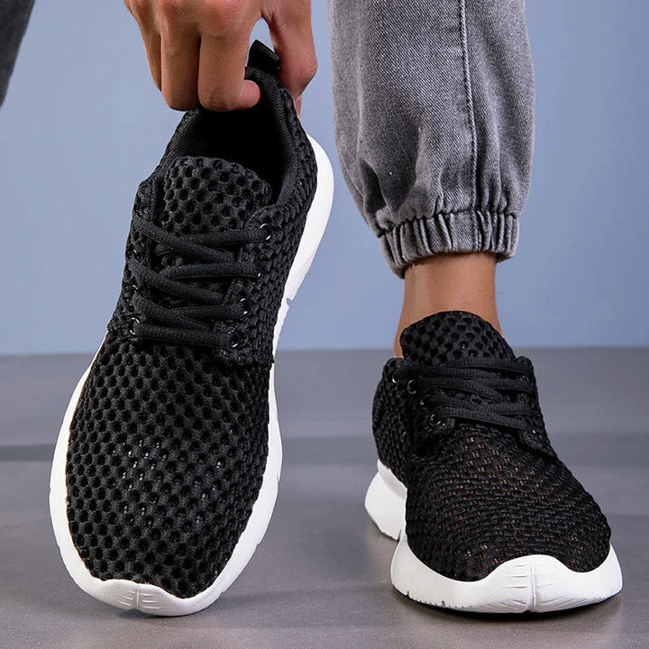 Norava | Men's Mesh Lace Up Sneakers with Flexible Sole