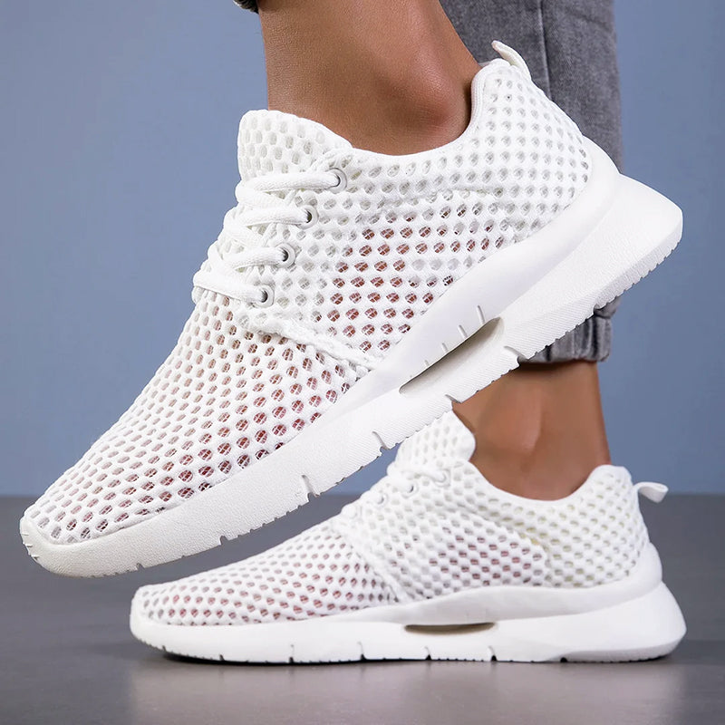 Norava | Men's Mesh Lace Up Sneakers with Flexible Sole