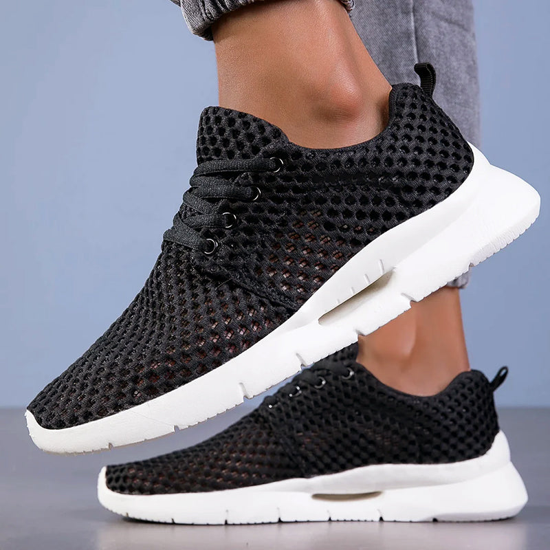 Norava | Men's Mesh Lace Up Sneakers with Flexible Sole