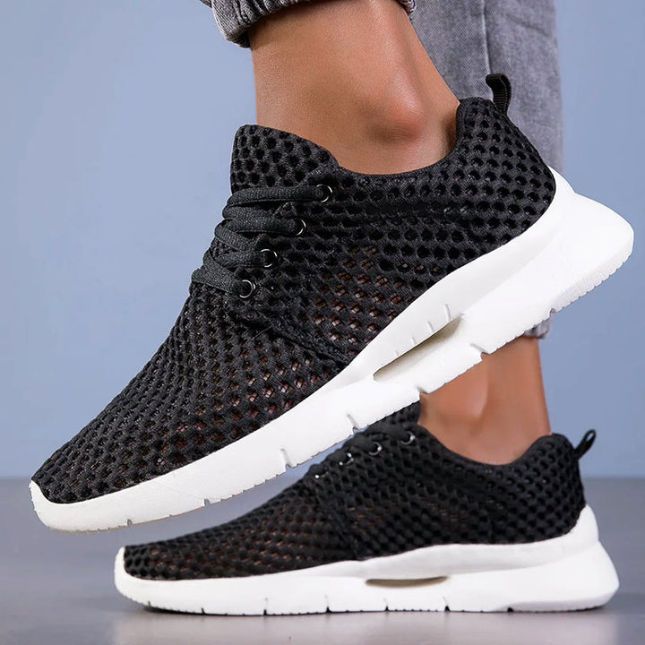 Norava | Men's Mesh Lace Up Sneakers with Flexible Sole
