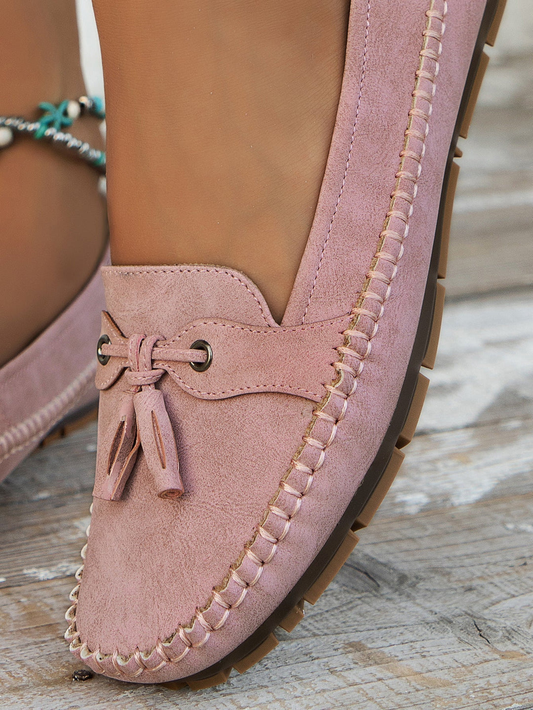 Comfortable soft slip-on moccasins for women | Lise -19