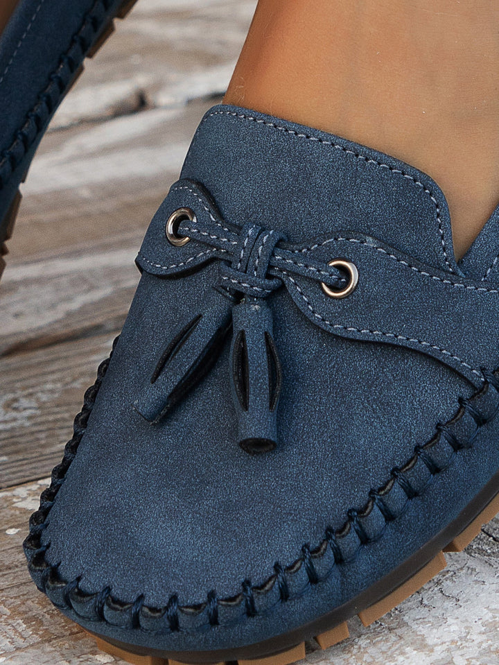 Comfortable soft slip-on moccasins for women | Lise -17