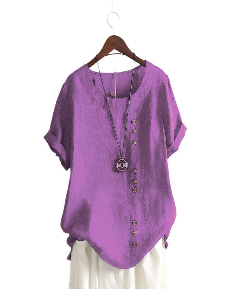 Women's short sleeve blouse