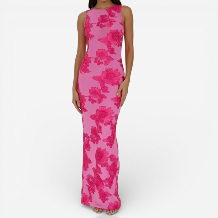 Women’s Floral Wedding Guest Maxi Dress