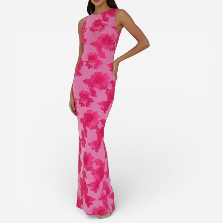 Women’s Floral Wedding Guest Maxi Dress
