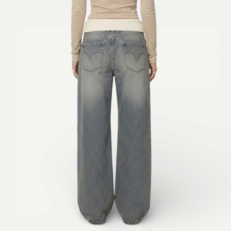 Women’s Baggy Jeans With Waistband