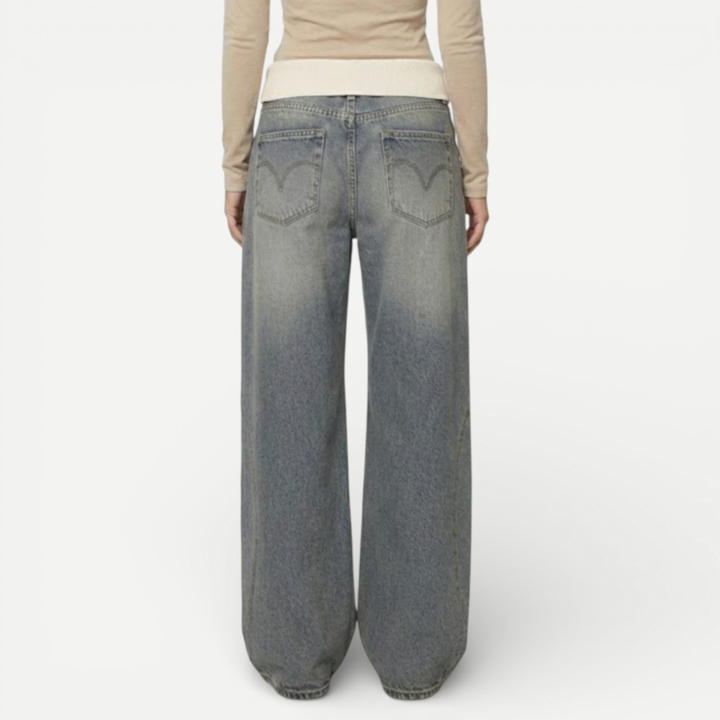 Women’s Baggy Jeans With Waistband