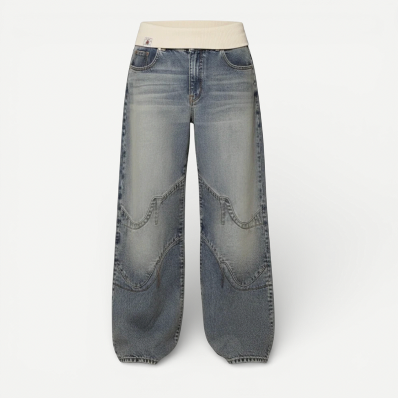 Women’s Baggy Jeans With Waistband