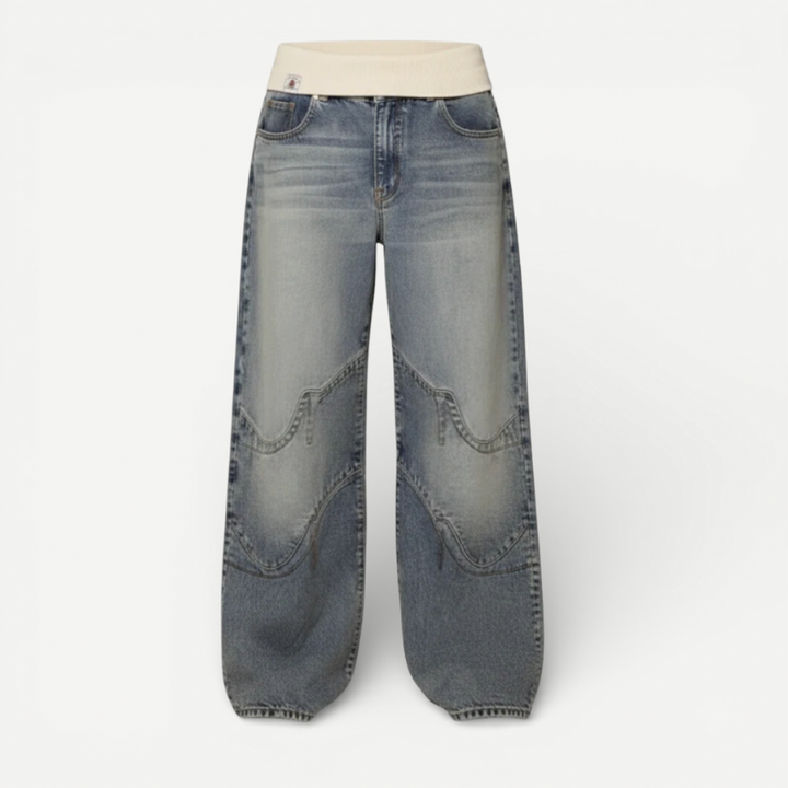 Women’s Baggy Jeans With Waistband