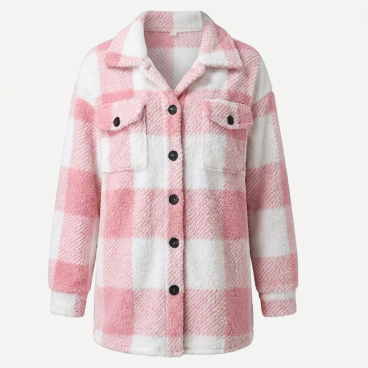 Women's Plaid Trench Coat