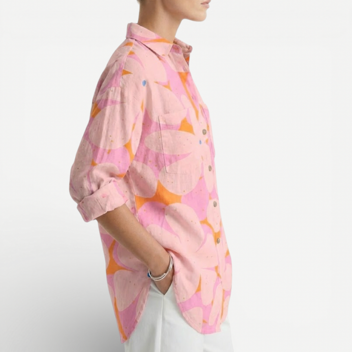 Women's Blouse With Floral Print
