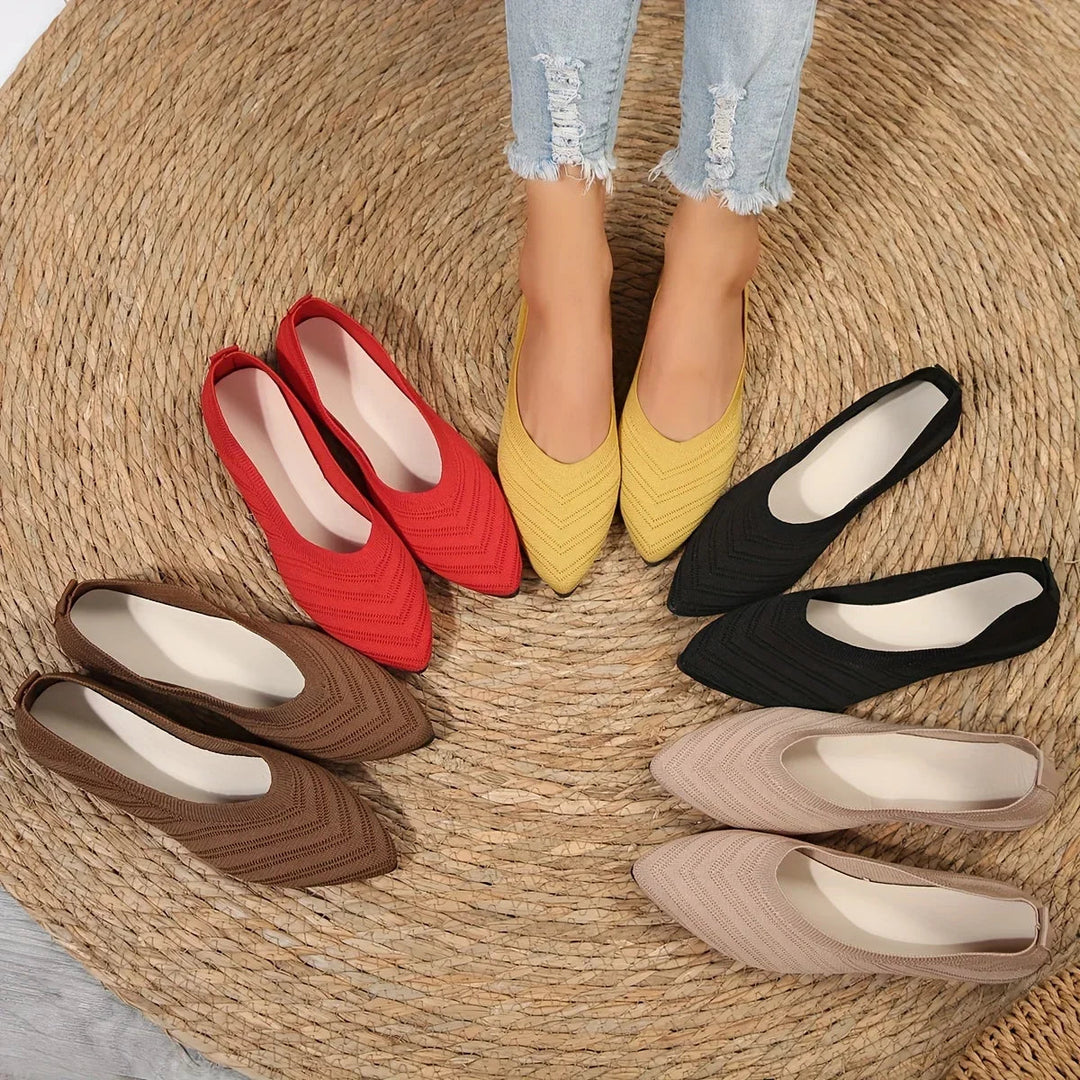 Lightweight elegant orthopaedic ballet flats for women -2