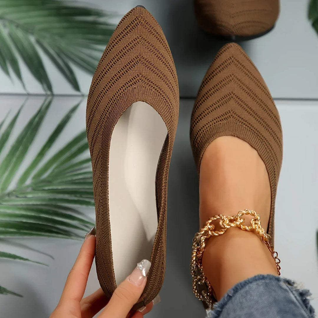 Lightweight elegant orthopaedic ballet flats for women -4