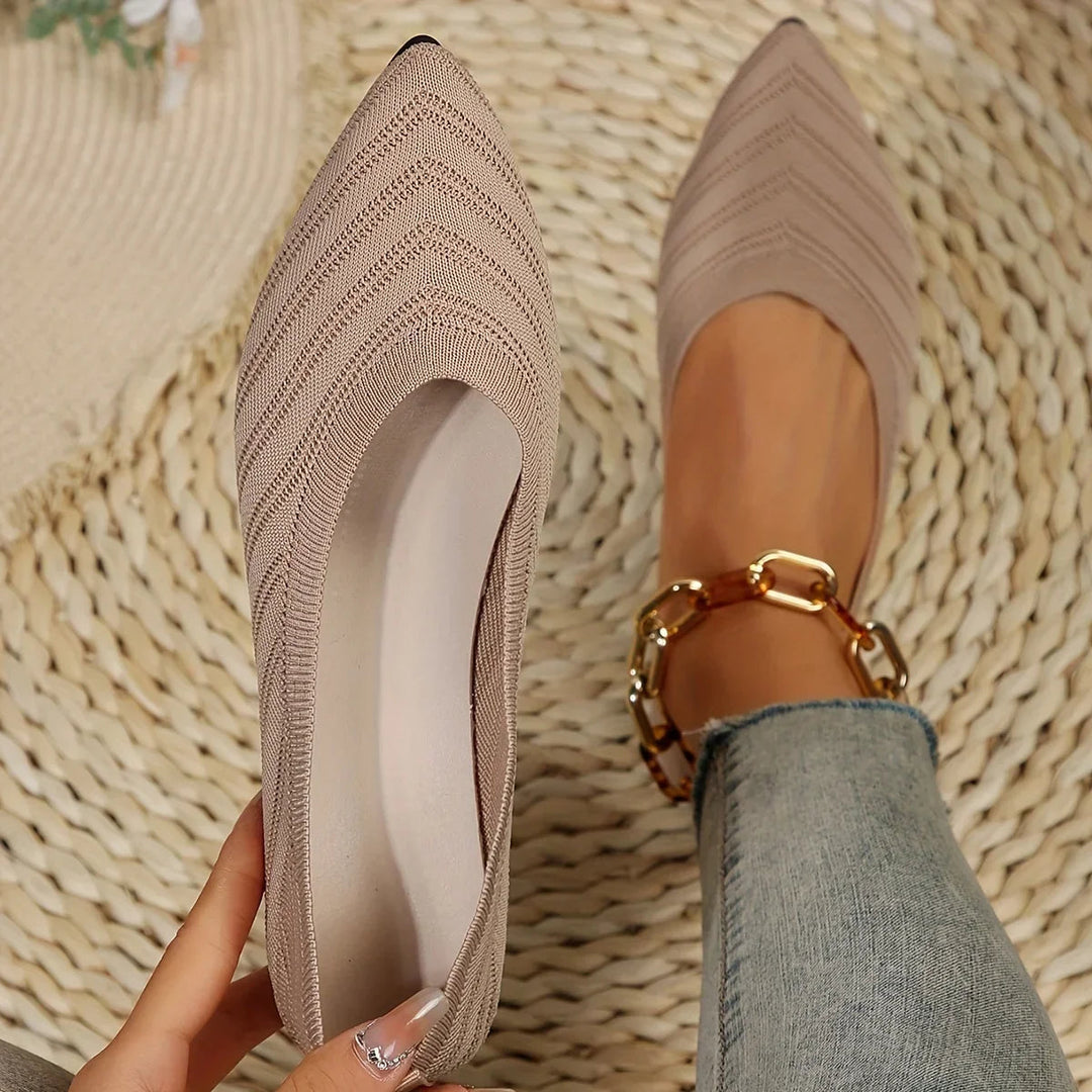 Lightweight elegant orthopaedic ballet flats for women -8