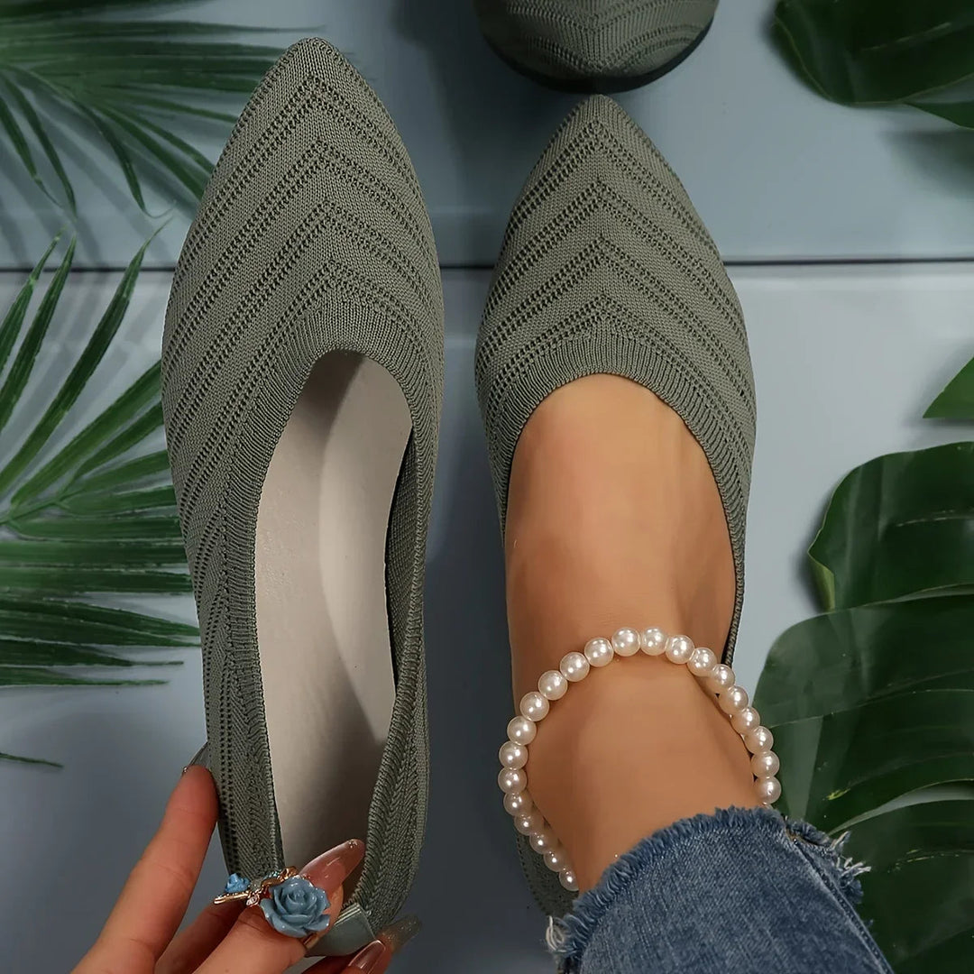 Lightweight elegant orthopaedic ballet flats for women -9