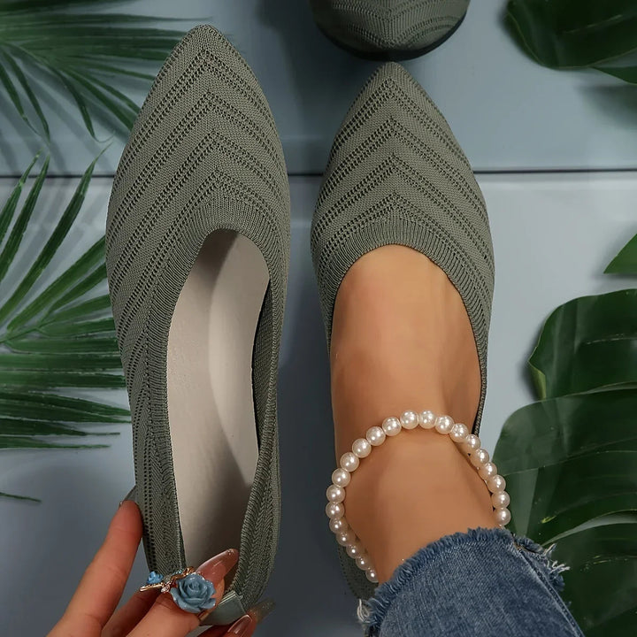 Lightweight elegant orthopaedic ballet flats for women -9