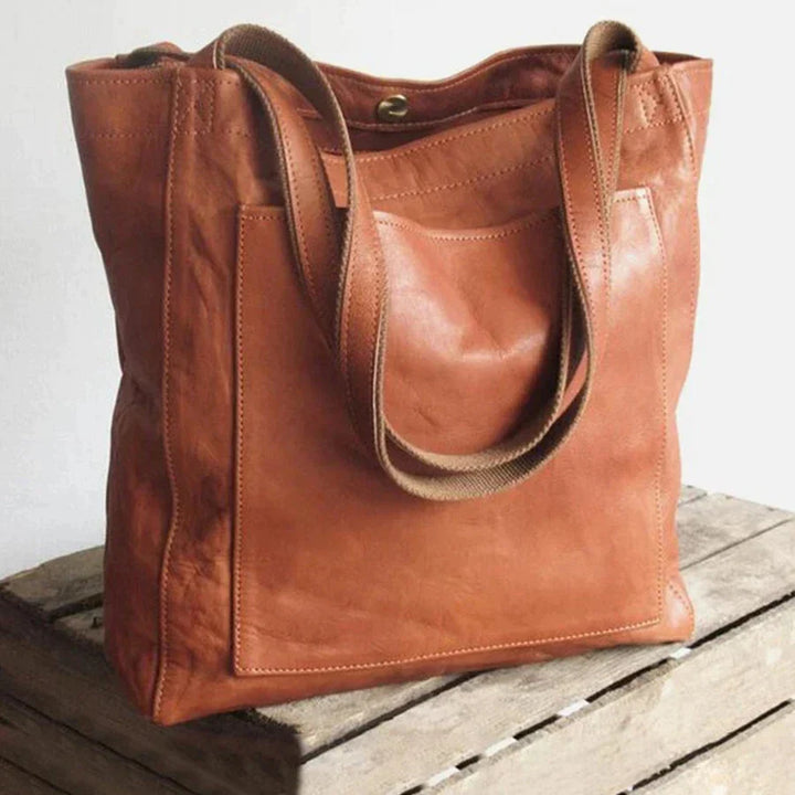 Elegant leather handbag for women