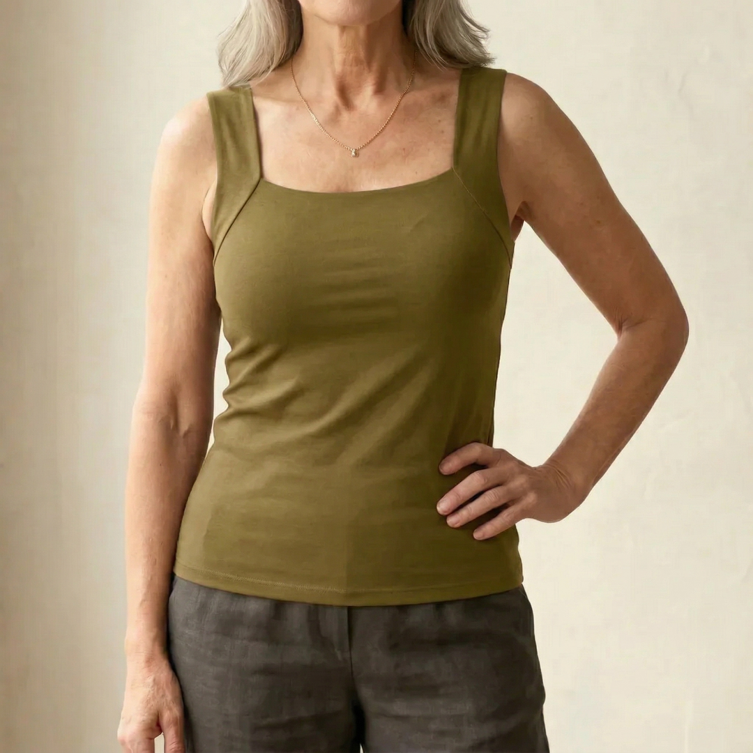 Sorvane | Women's Built In Bra Tank Top
