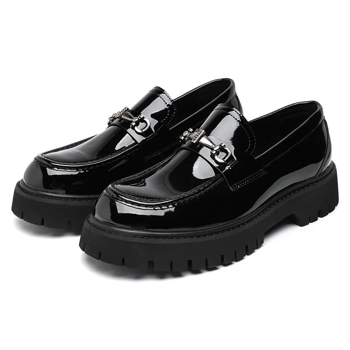 Classic leather dress loafers for men | Marino -16