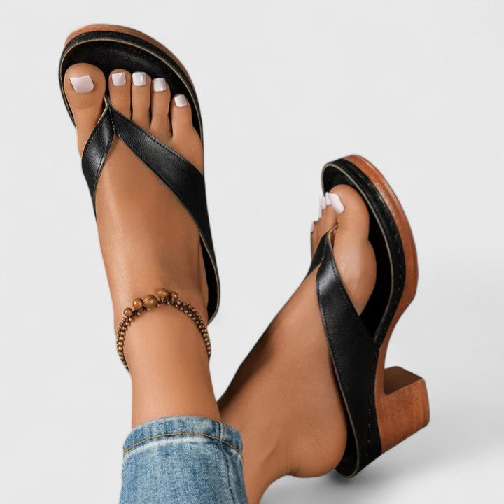 Sophie | Women's Orthopaedic Heels with Mid Height Block Heel