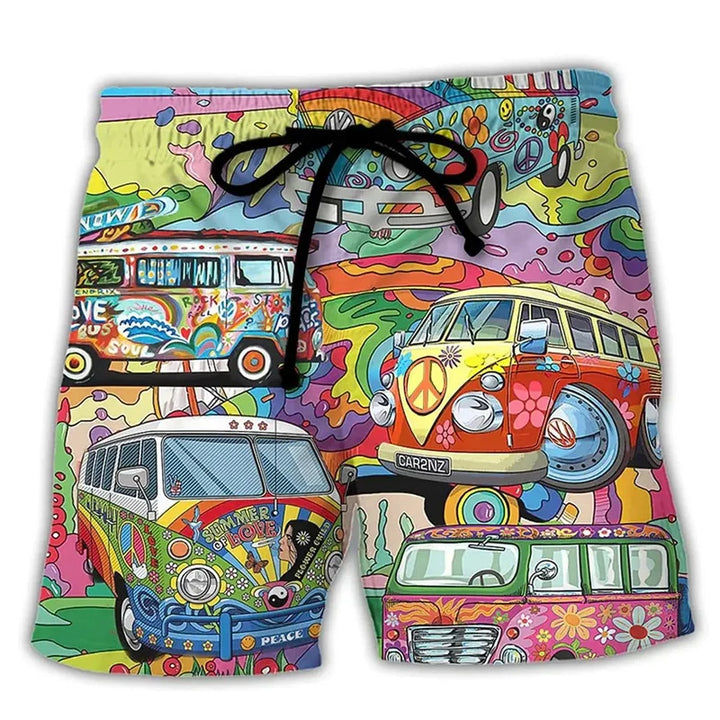 Men's swim trunks with print