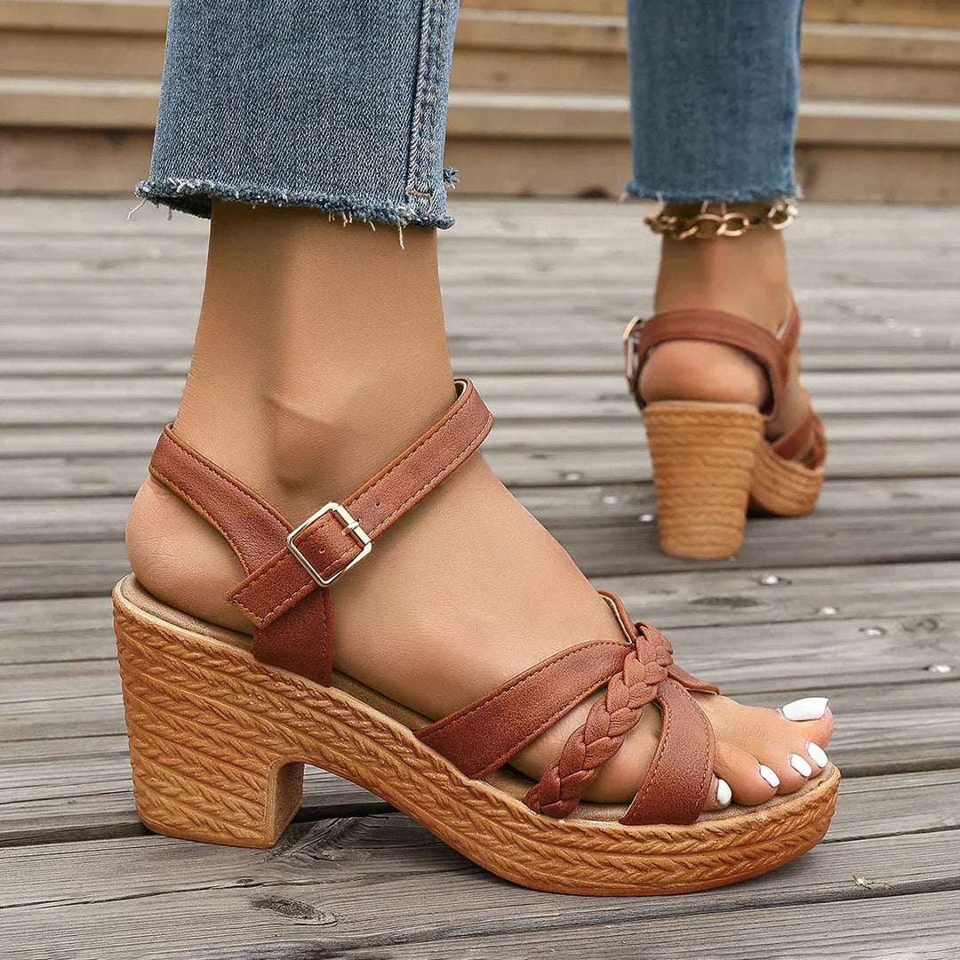 Orthopaedic fashion comfort sandals for women | Senna -9