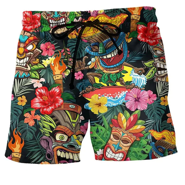 Men's swim trunks with print