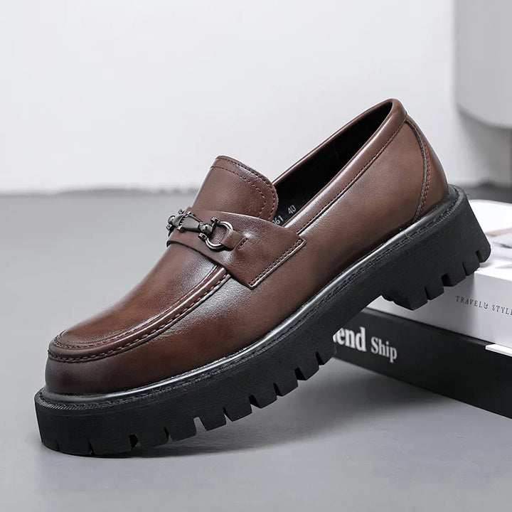 Classic leather dress loafers for men | Marino -1