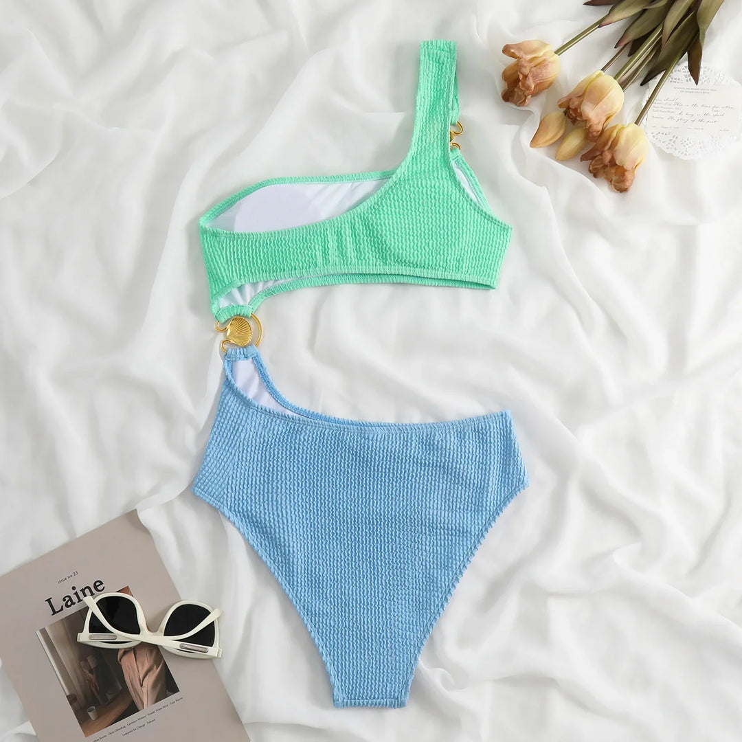 Coastal Chic High-Waisted Bikini for women