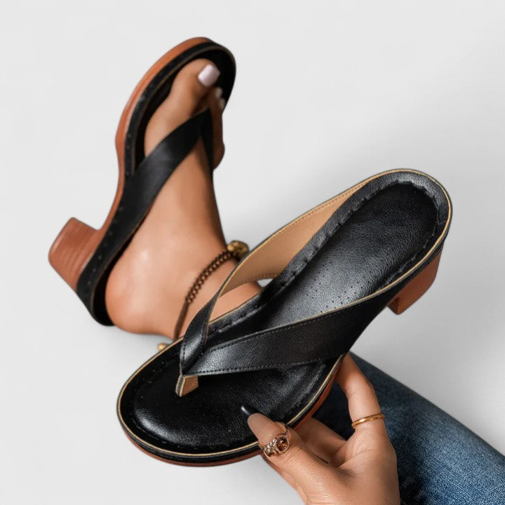 Sophie | Women's Orthopaedic Heels with Mid Height Block Heel