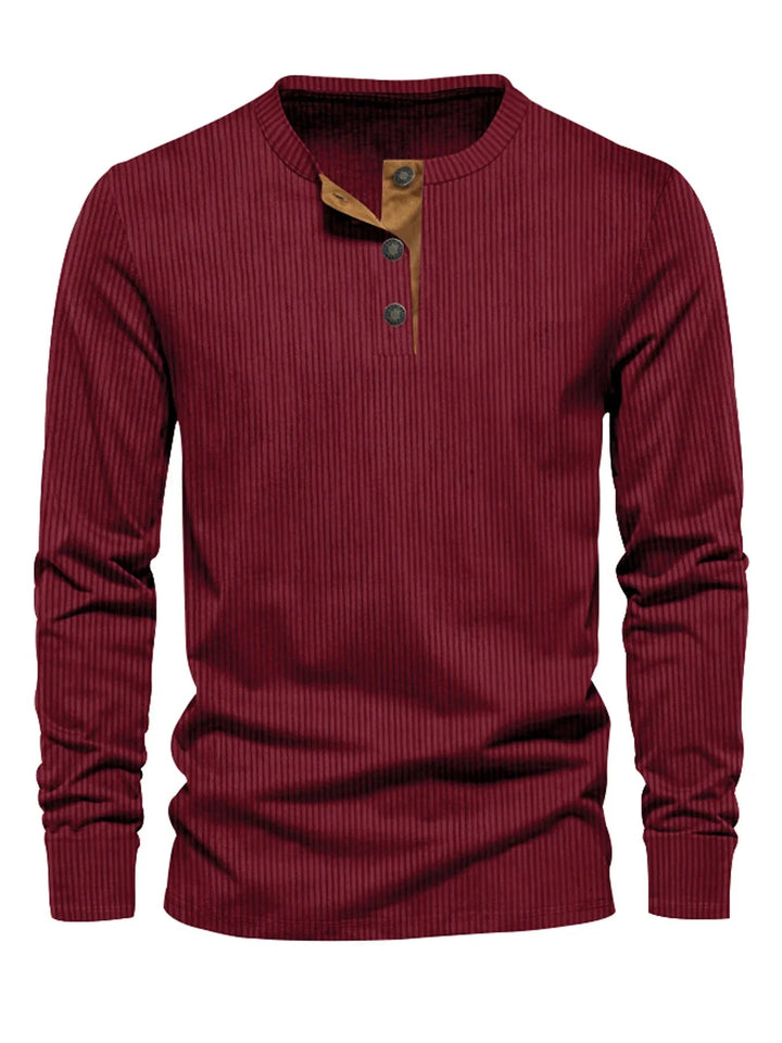 Alaric | Men's Classic Long Sleeve Button Up Shirt
