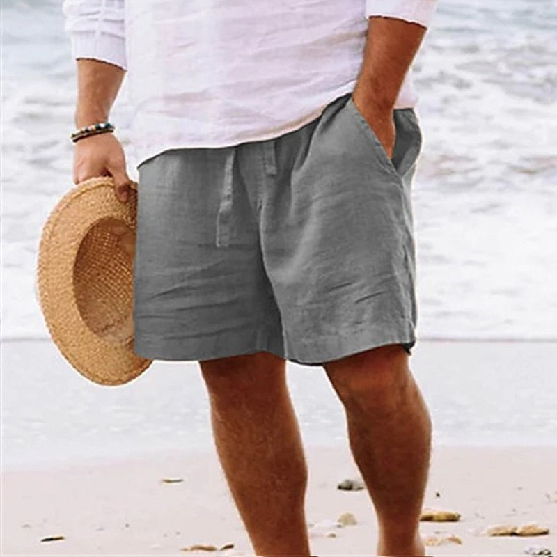 Men's Summer Tailored Shorts With Clean Lines And Easy Fit