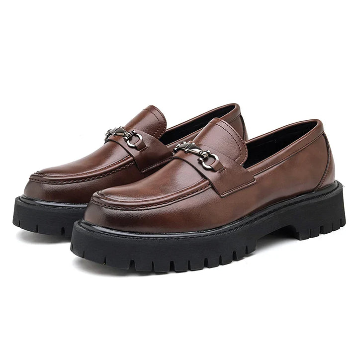Classic leather dress loafers for men | Marino -15