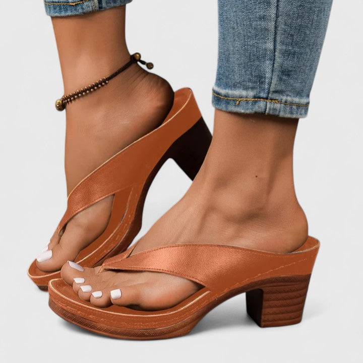 Sophie | Women's Orthopaedic Heels with Mid Height Block Heel