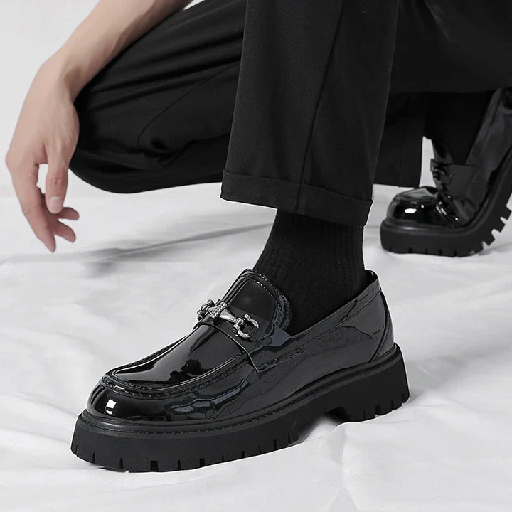 Classic leather dress loafers for men | Marino -9