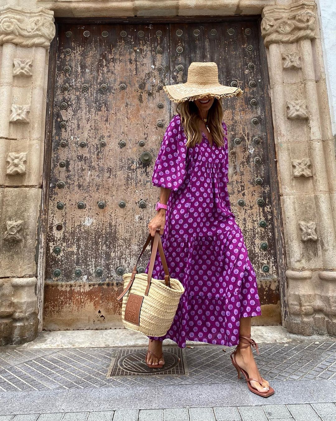 Timeless floral seaside maxi dress for women | Viola -3