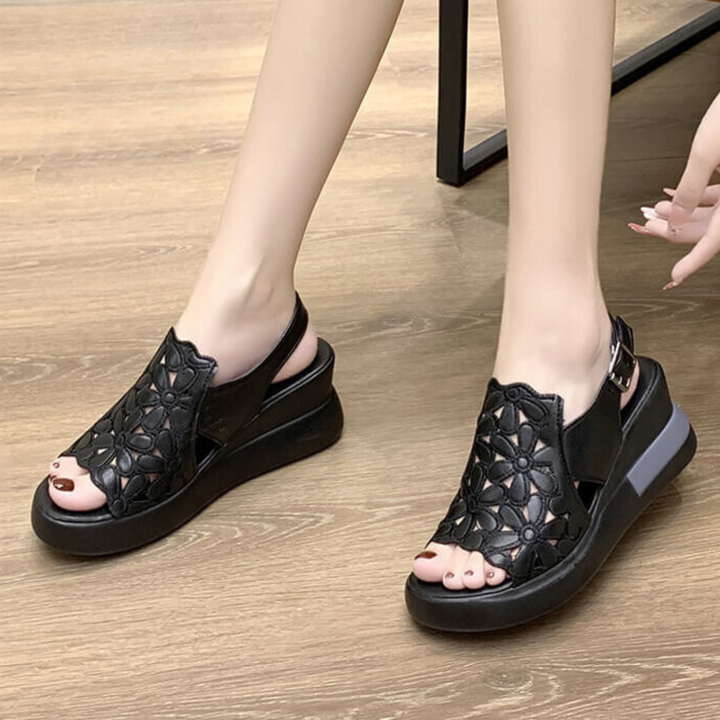 Stylish heel support sandals for women