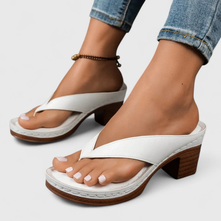Sophie | Women's Orthopaedic Heels with Mid Height Block Heel