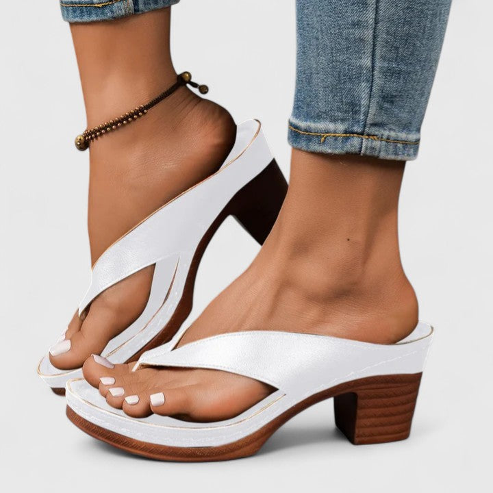 Sophie | Women's Orthopaedic Heels with Mid Height Block Heel